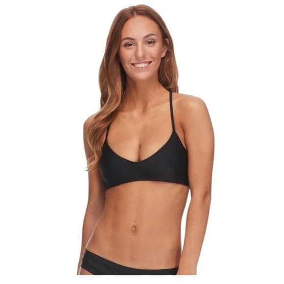 Body Glove Black Triangle Bralette with Adjustable Straps - Picture 1 of 3